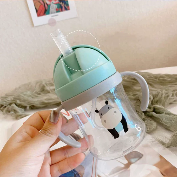 Bình Tập Uống Nước Có Tay Cầm, Van Chống Sặc