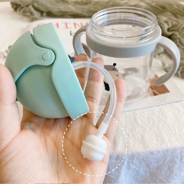 Bình Tập Uống Nước Có Tay Cầm, Van Chống Sặc