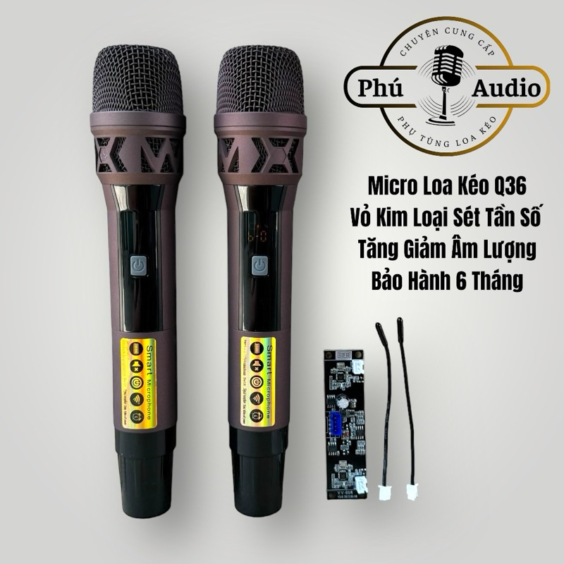 Micro Loa Kéo Q36 Vỏ Kim Loại Tiếng Sáng | Shopee Việt Nam