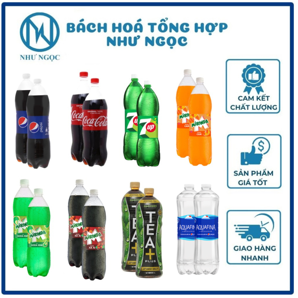 COMBO 2 CHAI - Olong/ Nước Ngọt Có Gas Mirind…