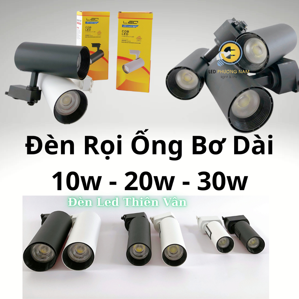 Đèn Rọi, Đèn Ray, Đèn Chiếu Điểm, Đèn Ống Bơ Dài Hiện Đại 10w/20w/30w ...