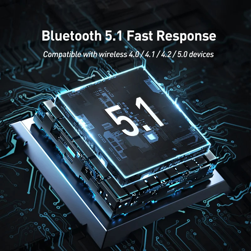 USB Bluetooth tốc độ cao Baseus BA04 Bluetooth Receiver (Bluetooth CSR 5.0 , 20m, Wireless Audio Transmission Adapter)