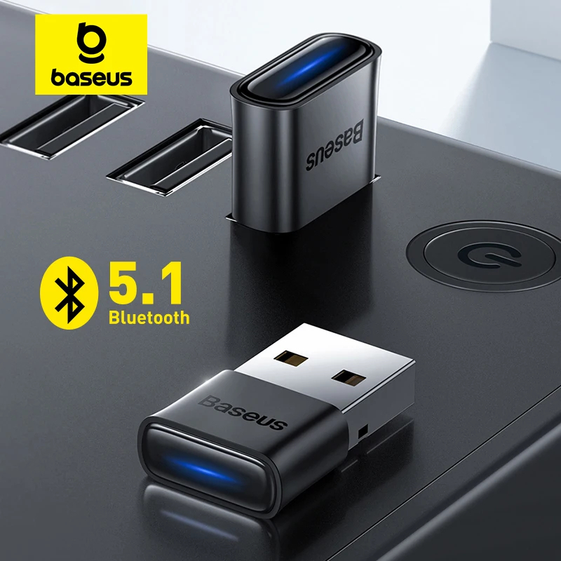 USB Bluetooth tốc độ cao Baseus BA04 Bluetooth Receiver (Bluetooth CSR 5.0 , 20m, Wireless Audio Transmission Adapter)