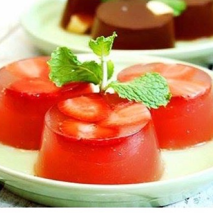 Gelatine / Gelatin lá ( 1 lá) làm pudding rau câu