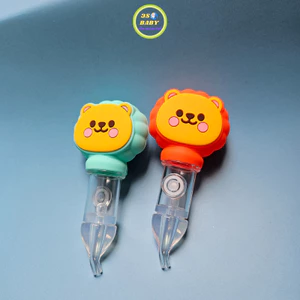 Dụng cụ hút mũi cho bé sơ sinh kèm kẹp gắp hỉ mũi, hình đầu sư tử HC010 3sbaby