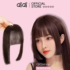 Tóc Mái Giả Bằng có Mai Dày [Có clip, ảnh thật] phong cách Nhật Bản giống tóc thật Qiqishop