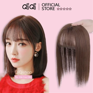 Tóc giả kẹp che hói, che tóc bạc, làm dày tóc loại thẳng Qiqishop