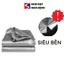 Bạt che mưa nắng màu xám bạc PE cao cấp, đóng khoen sẵn, rài đều 4 cạnh