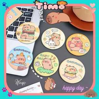 Gương Capybara Cầm Tay Mini Bỏ Túi Trang Điểm Nhỏ Cute Timo GL17