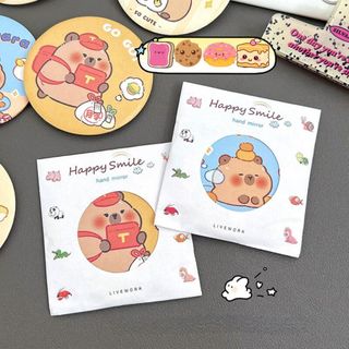 Gương Capybara Cầm Tay Mini Bỏ Túi Trang Điểm Nhỏ Cute Timo GL17