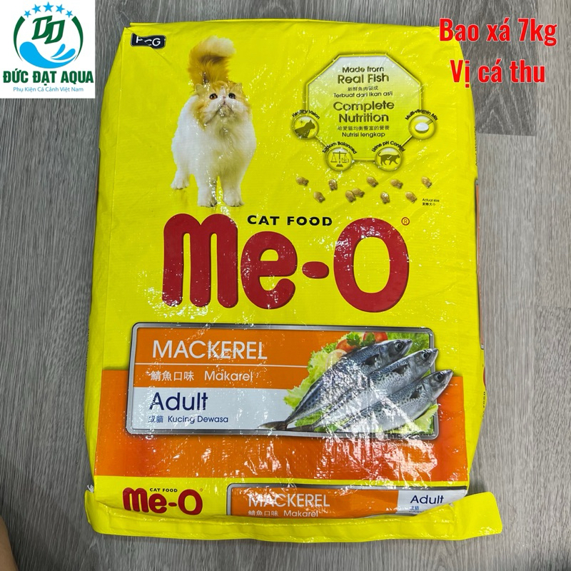 Bao xá thức ăn mèo Me-O   7kg không chia túi, date mới nhất 6