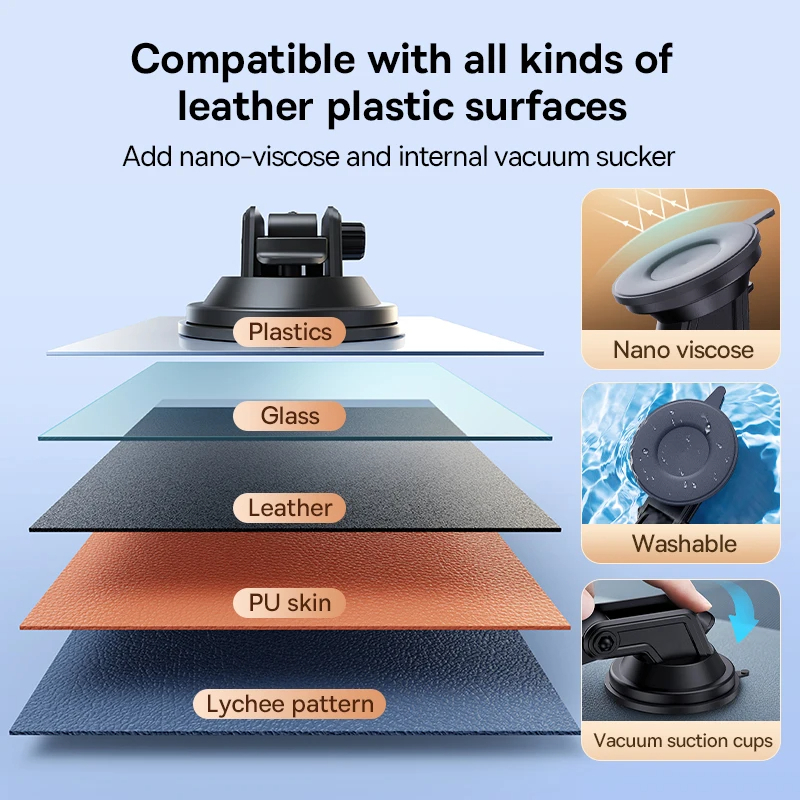 Giá đỡ điện thoại Baseus UltraControl Go Series Clamp-Type Phone Holder Dùng Cho Taplo (Suction Cup Version)