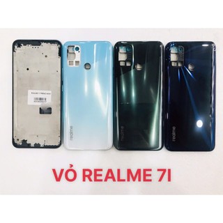 Lưng vỏ realme 7i, nắp lưng, khung nhựa giữa, benzen khung sườn màn hình vỏ realme RMX2103, RMX2101, realme C17