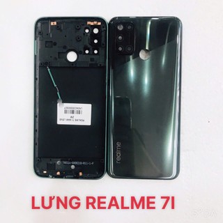 Lưng vỏ realme 7i, nắp lưng, khung nhựa giữa, benzen khung sườn màn hình vỏ realme RMX2103, RMX2101, realme C17