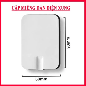 Cặp miếng dán điện xung dẻo 6cm x 9cm máy điện xung Dr Home, Dr Ho , MPT8-12, máy điện châm KWD 808I