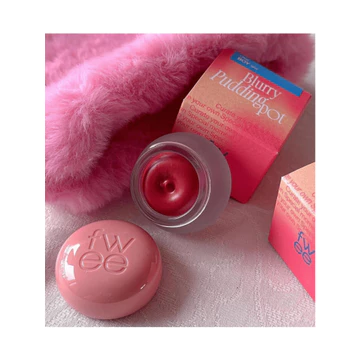 [ Son Chiết ] Son Môi Kiêm Má Hồng Fwee Lip & Cheeck Blurry Pudding Pot ( hộp chiết 0.5ml )