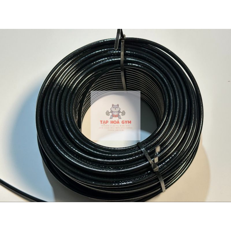 Dây cáp 6mm chuyên dụng cho máy tập gym(vỏ bọc PU)