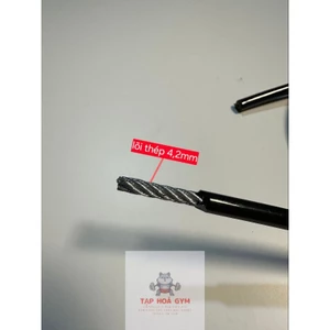 Dây cáp 6mm chuyên dụng cho máy tập gym(vỏ bọc PU)
