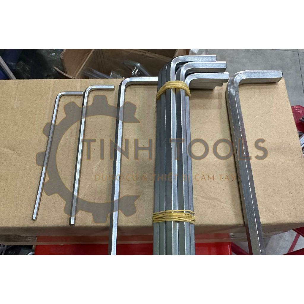 Lục giác Việt Nam hiệu Rebel size từ 1.5 li đến 14 li, 4 li trở lên 2 Đầu Trơn [giá 1 cây và 2 cây]