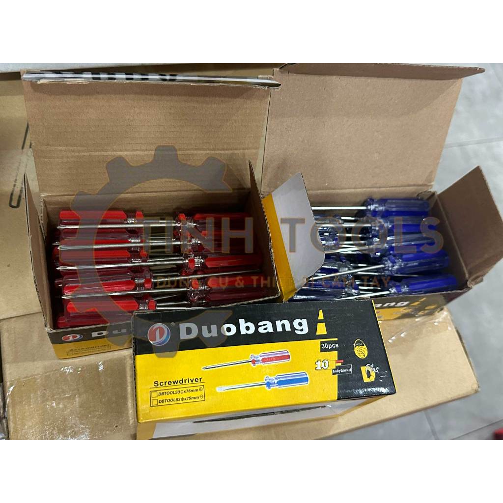 Tua vít mini Duobang bake và dẹt (4 cạnh và 2 cạnh) kích thước nhỏ 3 li sửa laptop, máy tính