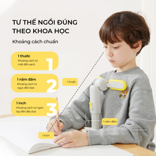 Giá đỡ Mideer: Giải pháp tối ưu chống cận, gù lưng, vẹo cột sống cho trẻ học tập.