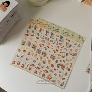 Sticker Nhật Bản Mind Wave Daiso trang trí bullet journal Nhà Kawaii