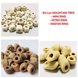 Sứ Lọc Cao Cấp Mountain - Mini Ring, Nitro Ring, Maifan Ring - Khử Độc Tố, Ổn Định PH ( Túi 1L )