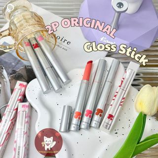 [2P ORIGINAL] Son Thỏi 2P ORIGINAL Dạng Gloss Mềm Môi Căng Bóng Vỏ Bạc Oh My Gloss Stick 2.5g