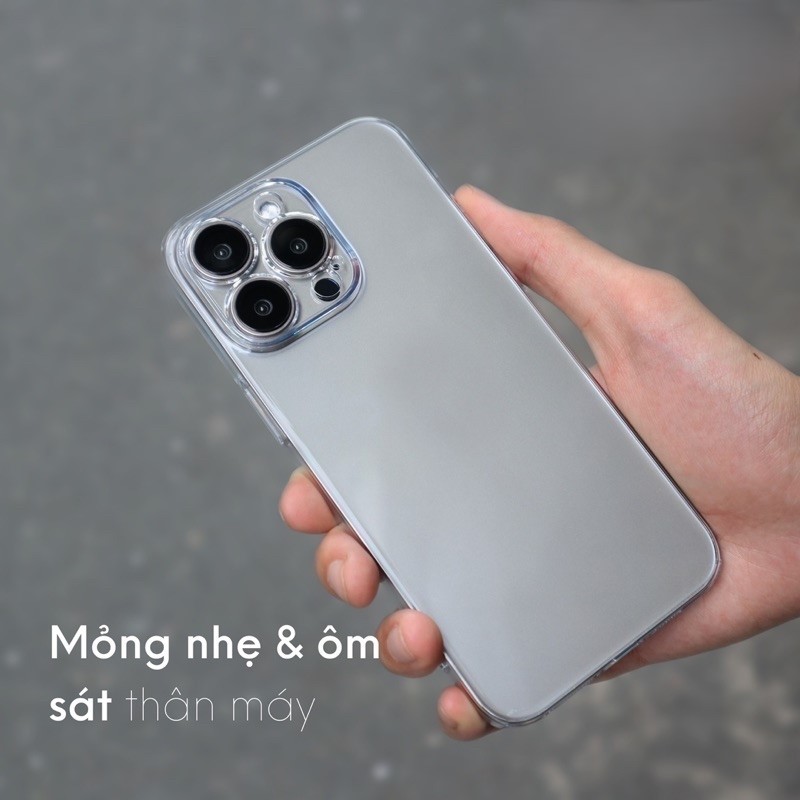 Ốp Lưng Trong Suốt Cao Cấp KOLCASE P43 Chống Ố, Chống Xước, Bảo Vệ Camera Cho lph Xsm 11 12 13 14 15 16 17 Pro Promax