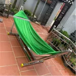 Bộ Võng Xếp Inox Khung Vuông Phi 50 Kèm Võng Lưới Bản Rộng Chắc Chắn Chịu Lực 350kg Bản Cao Cấp Minh Khôi — ảnh 4