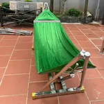 Bộ Võng Xếp Inox Khung Vuông Phi 50 Kèm Võng Lưới Bản Rộng Chắc Chắn Chịu Lực 350kg Bản Cao Cấp Minh Khôi — ảnh 5