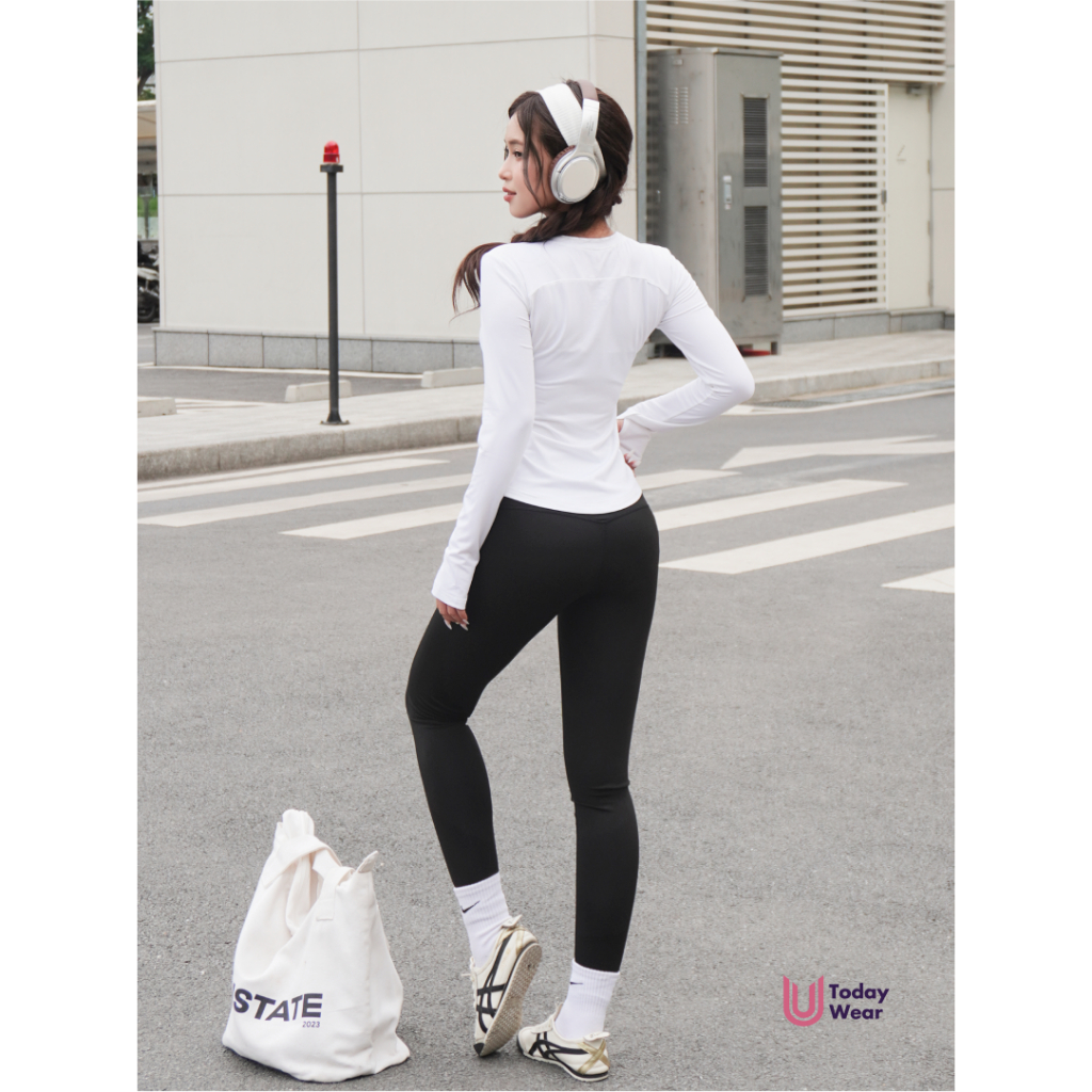 Ảnh Áo thể thao nữ dài tay Miley Long Top Today U Wear chống nắng mềm mịn thoải mái tập gym yoga 4