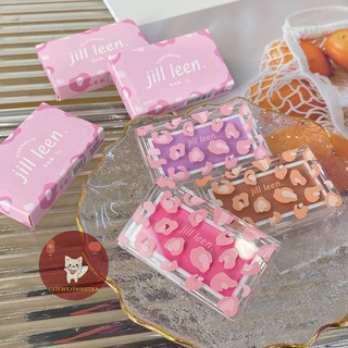 [Jill Leen] Phấn Má Hồng Kem Jill Leen Đơn sắc Hoạ tiết Báo Hồng Nhỏ nhắn