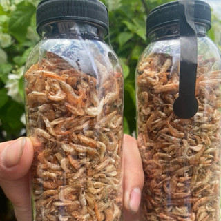 Tôm đồng sấy khô Chai 330ml thức ăn nhanh dành cho thú cưng và các dòng cá săn mồi