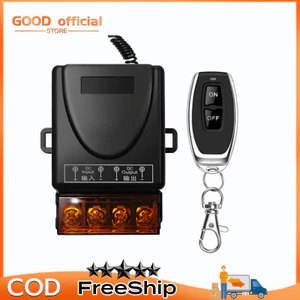 Công tắc điều khiển từ xa cho máy bơm nước rf 100M 30A 220V Công suất lớn Xuyên tường có nút học lệnh