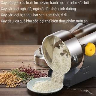 Máy xay bột khô Seka SK 200 xay bột nghiền ngũ cốc hạt khô mịn dễ sử dụng