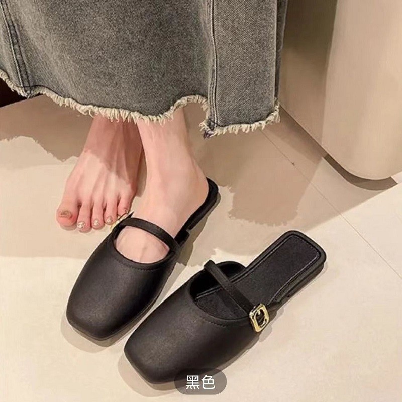 Dép sandal lười chất liệu cao su non đi êm chân chống trơn trượt