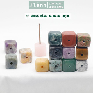 Đế Cắm Nhang Trầm Hương  3 Lành Bằng Đá Tự Nhiên Thiết Kế Nhỏ Đơn Giản Dùng Thiền, Yoga, Dâng Hương
