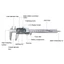 Thước kẹp điện tử thép không gỉ 150mm Syntek