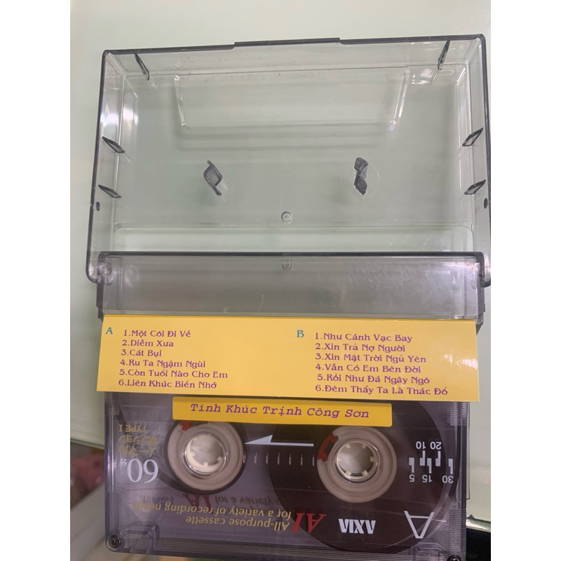 Băng Cassette Tình Khúc Trịnh Công Sơn