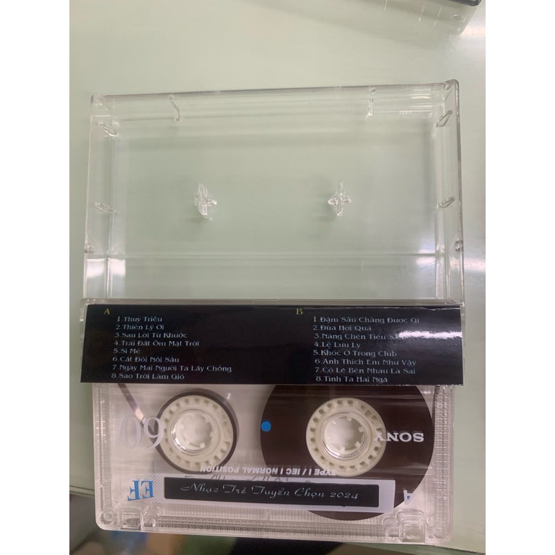Băng Cassette Nhạc Trẻ Mới Hay Nhất 2024