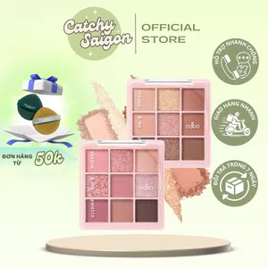 Bảng Phấn Mắt Odbo 9 Ô Shadow Me Vỏ Hồng Palette Odbo Cosmetics (OD2014)