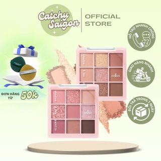 [ODBO] Bảng Phấn Mắt Odbo 9 Ô Shadow Me Vỏ Hồng Palette Odbo Cosmetics (OD2014)