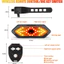Đèn hậu xi nhan không dây pin sạc USB điều khiển từ xa 5 chế độ sáng