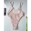 SX974 Đồ ngủ sexy - Bodysuit trơn 2 dây hở lưng quyến rũ - Kellywang