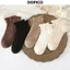 Tất nữ cổ thấp cotton dày dặn co giãn 4 chiều họa tiết viền bèo xinh xắn dễ thương cute DOPICO T685