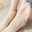 Tất nữ cổ thấp cotton dày dặn co giãn 4 chiều họa tiết viền bèo xinh xắn dễ thương cute DOPICO T685