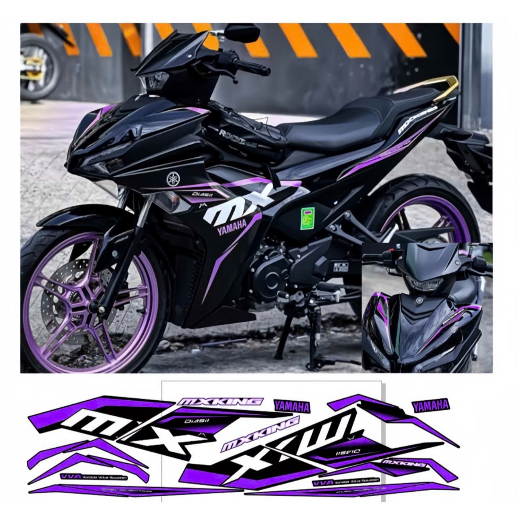 TEM RỜI EXCITER 155 V2 MKINH CAO CẤP CHẤT LIÊU IN 3 LỚP CHỐNG NƯỚC KHÔNG PHAI MÀU NHÃN DÁN.