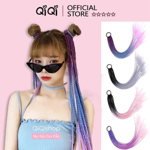 Tóc Giả Tết Thời Trang Phong Cách Hip Hop Cho Nữ (Giá 1 Bên) Qiqishop