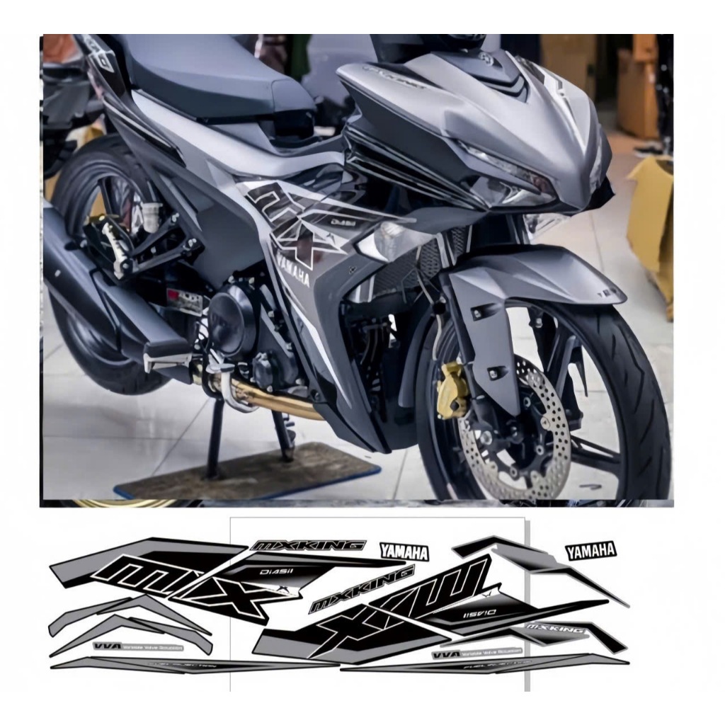 tem rời exciter 155 v2 mẫu mkinh cao cấp chất liệu in 3 lớp chống nước không phai màu,nhãn dán.